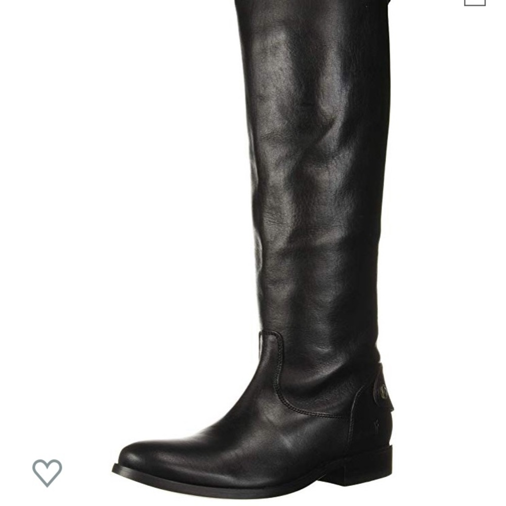 EUC Frye Black Tall Boot with back zip